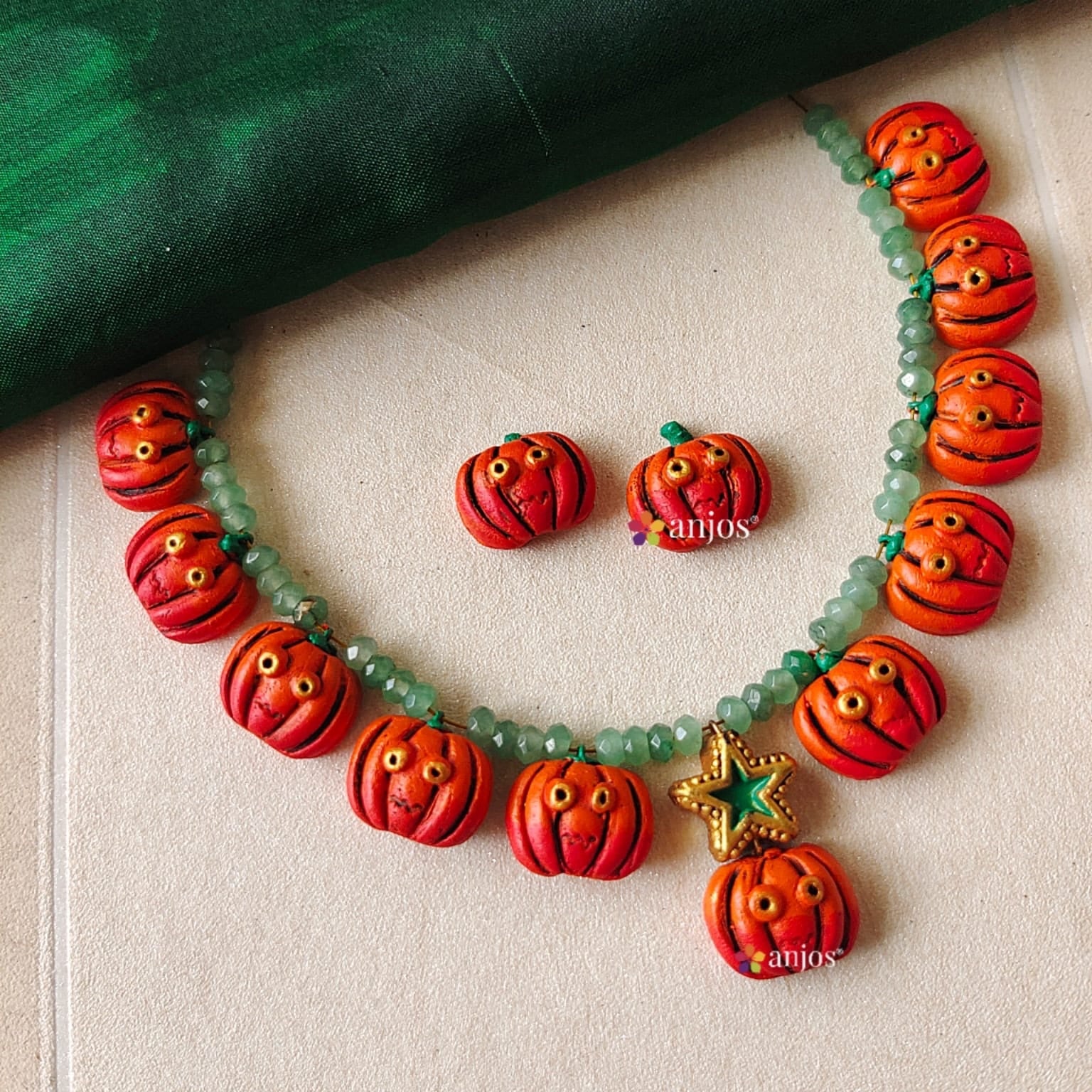 Pumpkin Terracotta Jewellery