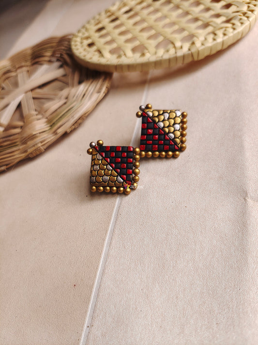 Square Aura Stud
