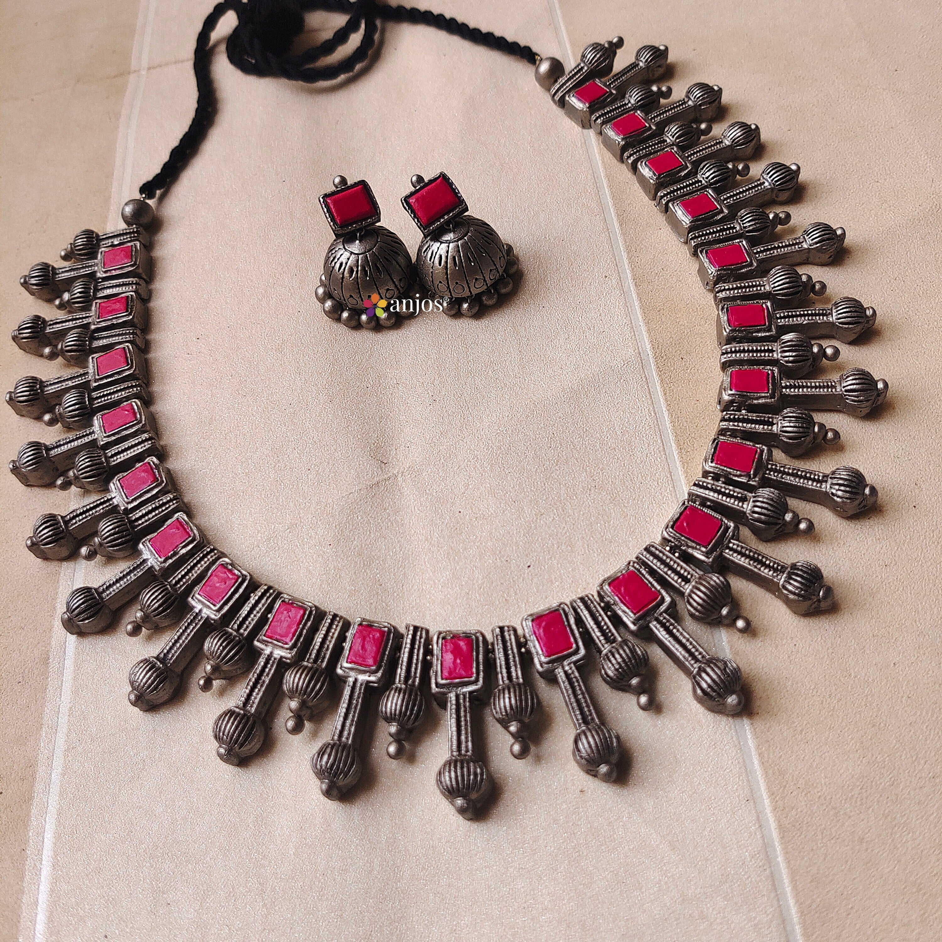 Silver Hues Terracotta Jewellery