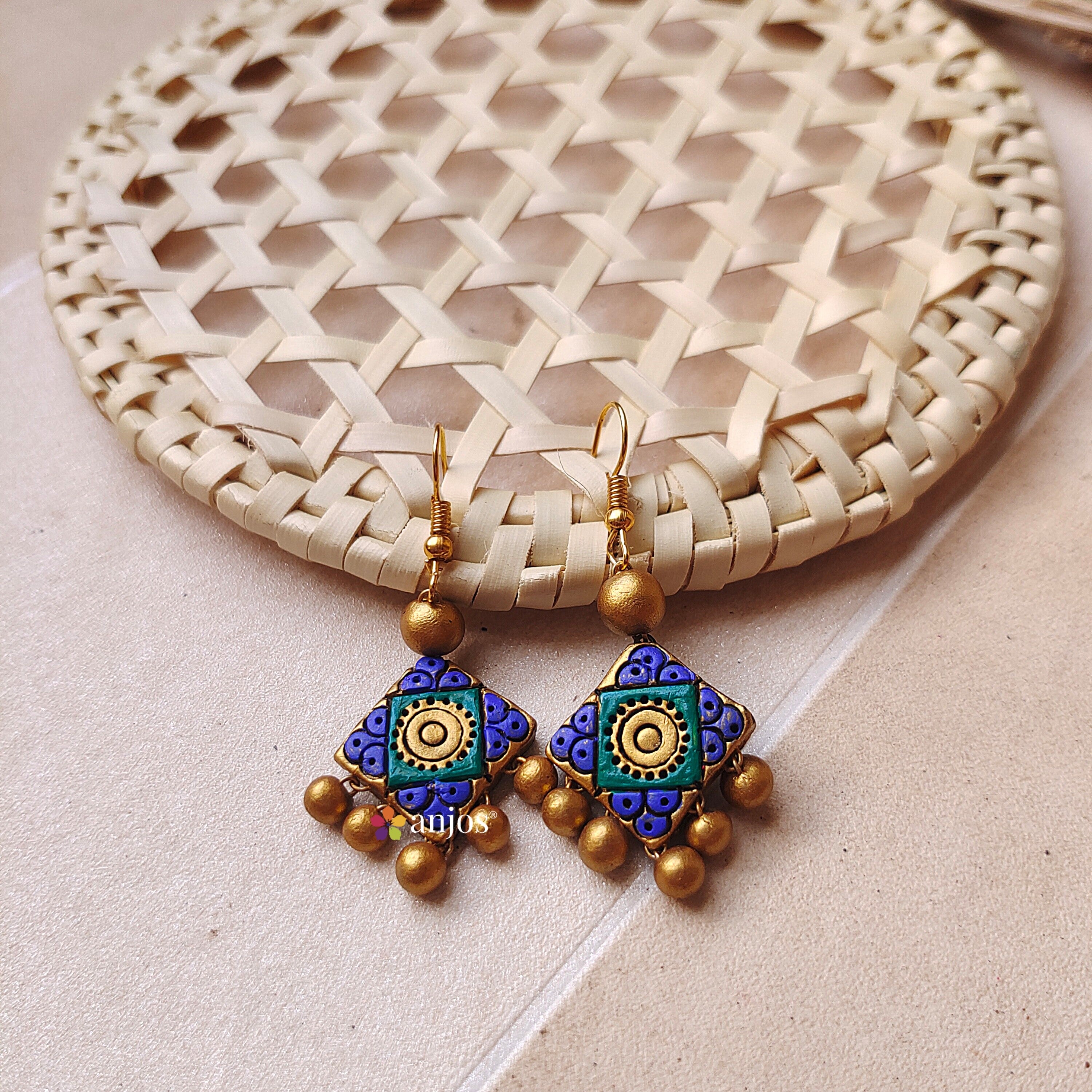 Square Terracotta drops