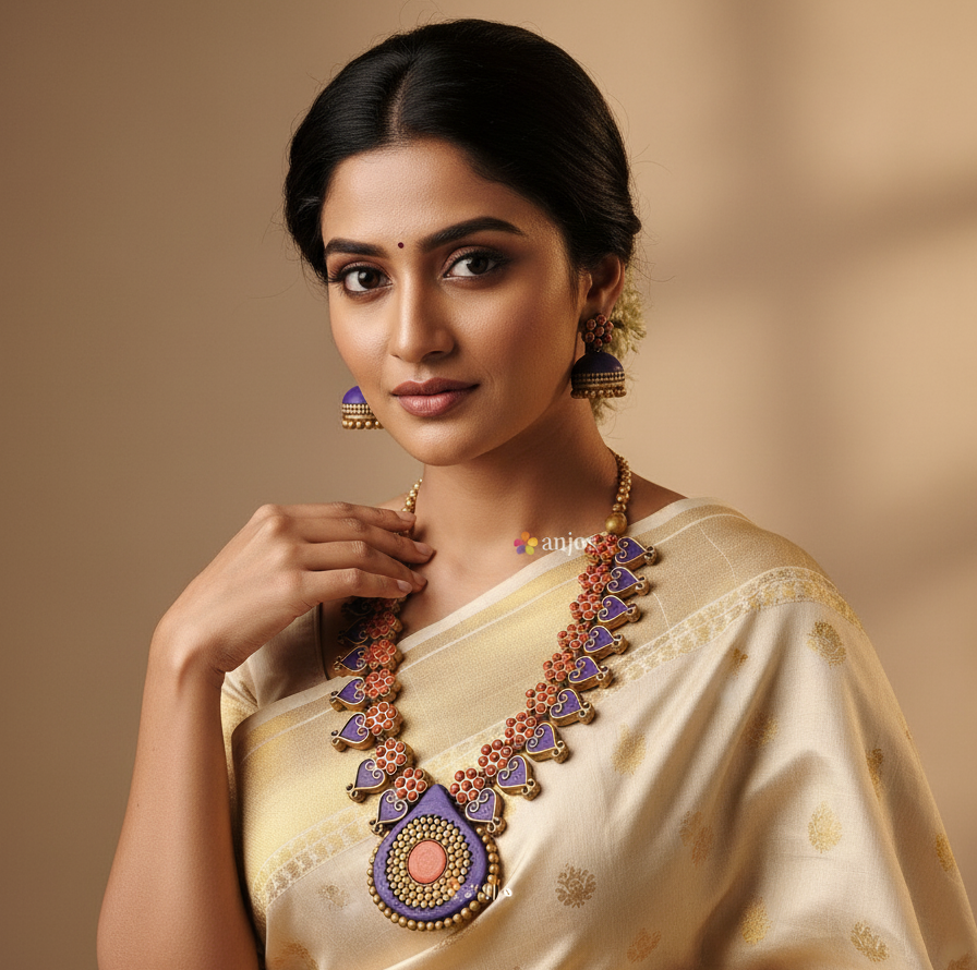 Petal bloom Terracotta Jewellery