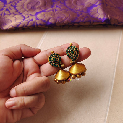 Peacock Vine Terracotta Jewellery