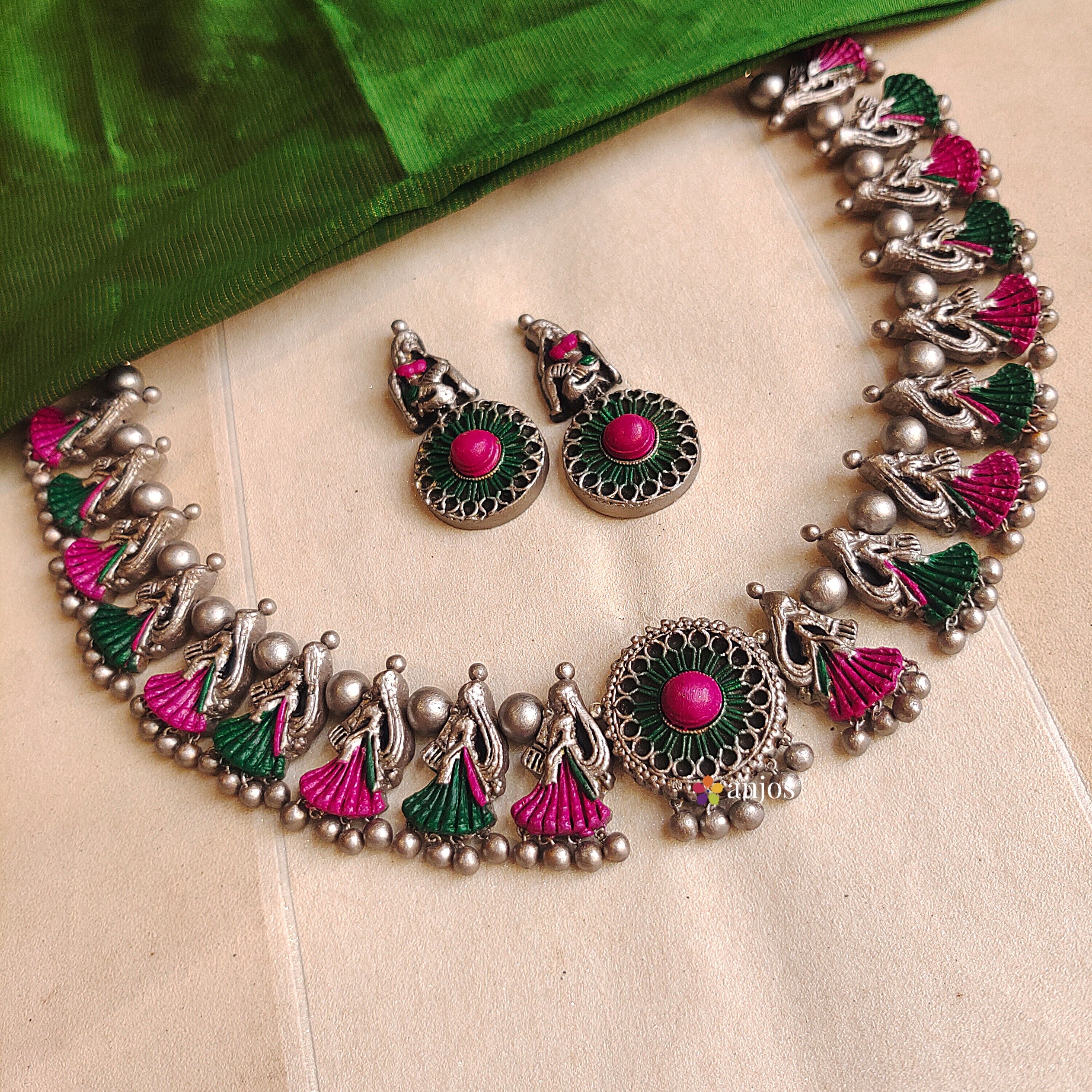 Palenquin Bride Terracotta Jewellery