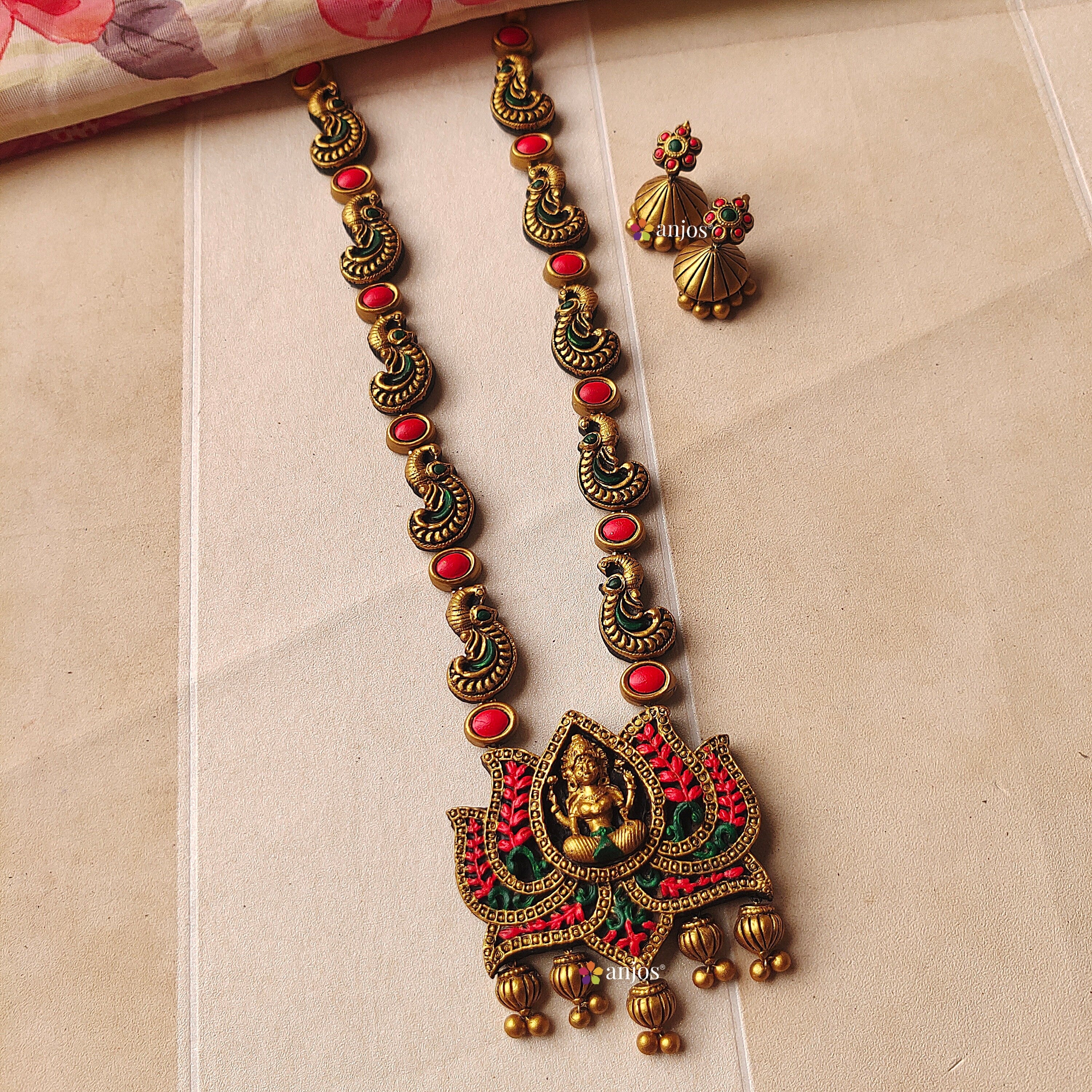 Lotus Aura Terracotta Jewellery