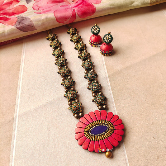 Aaradhya Bloom Terracotta Jewellery