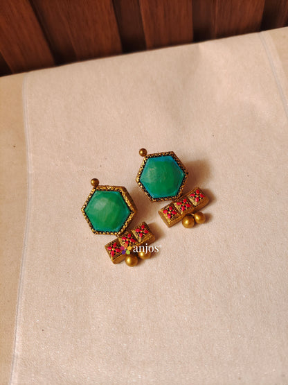 Emerald Blush Terracotta Jewellery