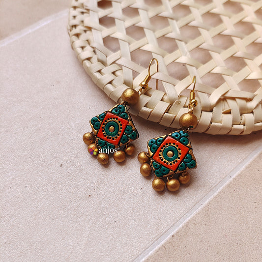 Square Terracotta drops