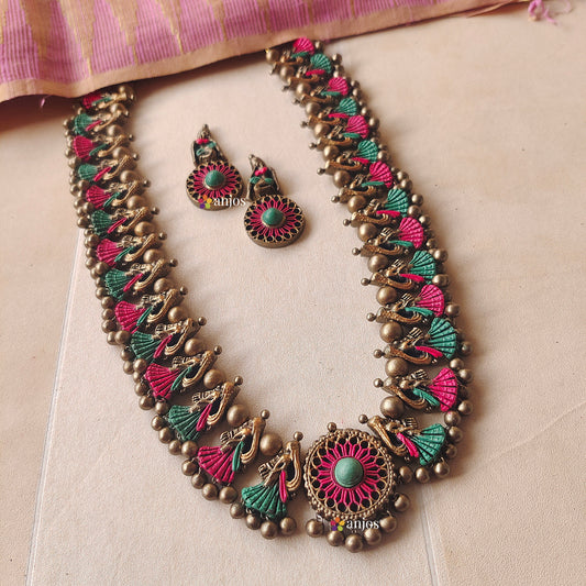 Palenquin Long Haram Terracotta Jewellery