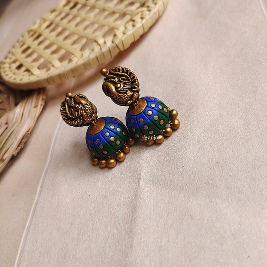 Mayil Terracotta jhumka