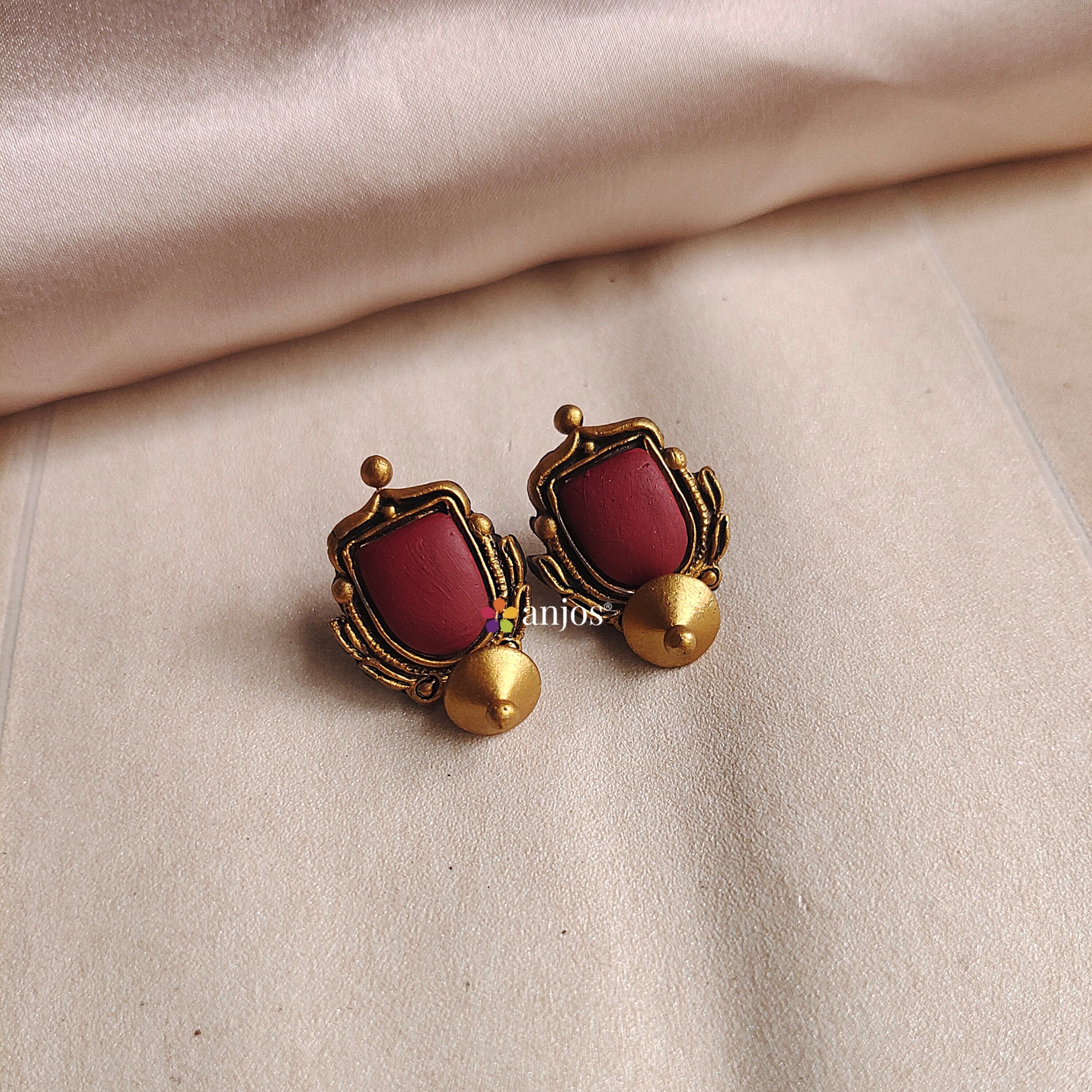 Geometric Glam Terracotta jewellery
