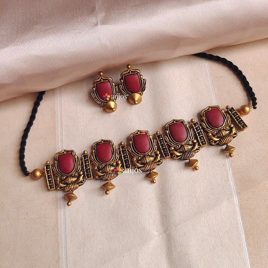 Geometric Glam Terracotta jewellery