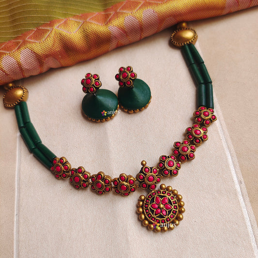 Floral Kemp Terracotta Jewellery