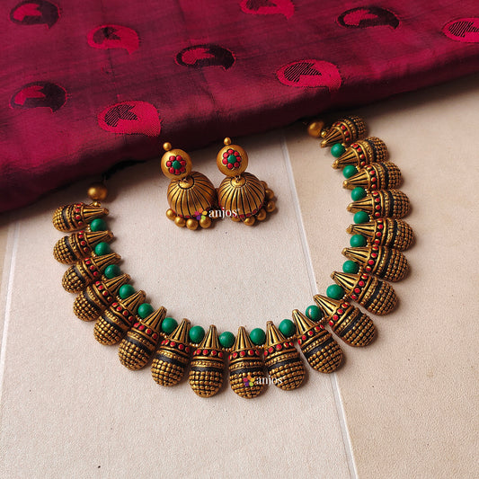 Antique Bloom Terracotta Jewellery