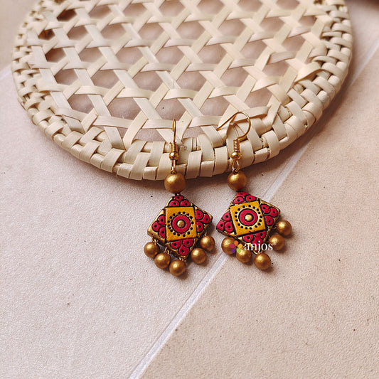 Square Terracotta drops