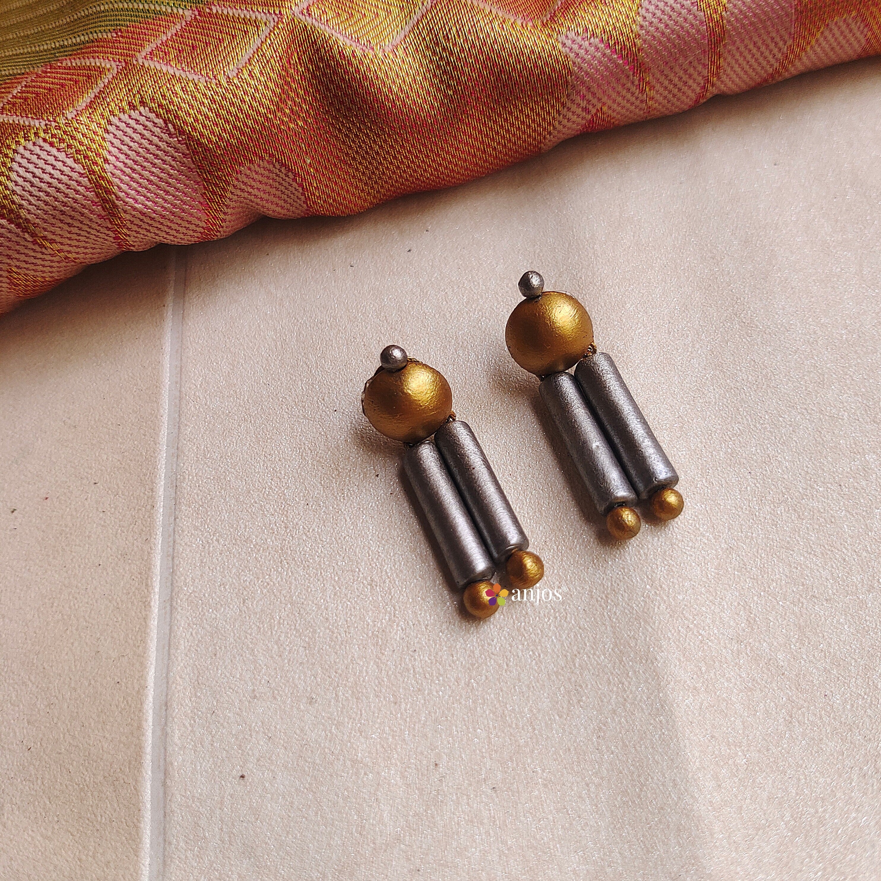 Two Toned Designer Terracotta Jewellery