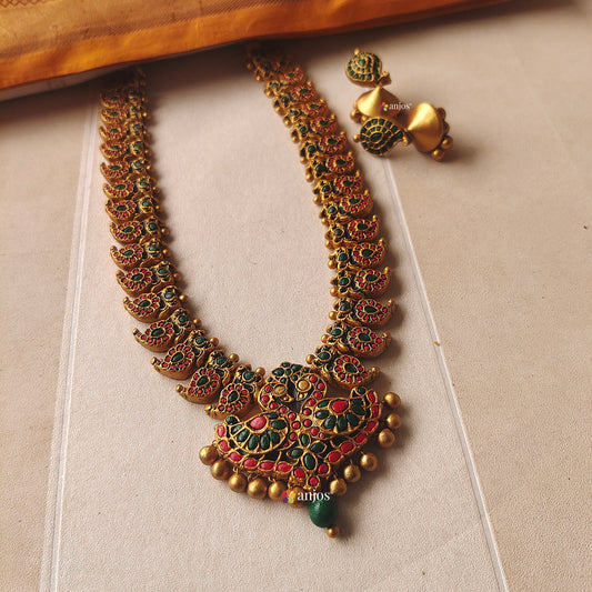 Peacock Vine Terracotta Jewellery
