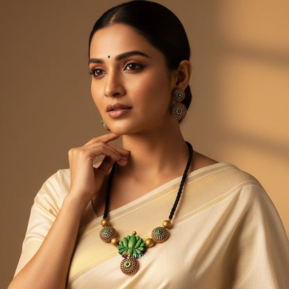 Luminous Lotus Terracotta Jewellery