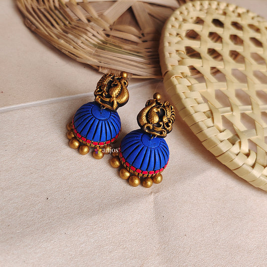 Royal peacock jhumka