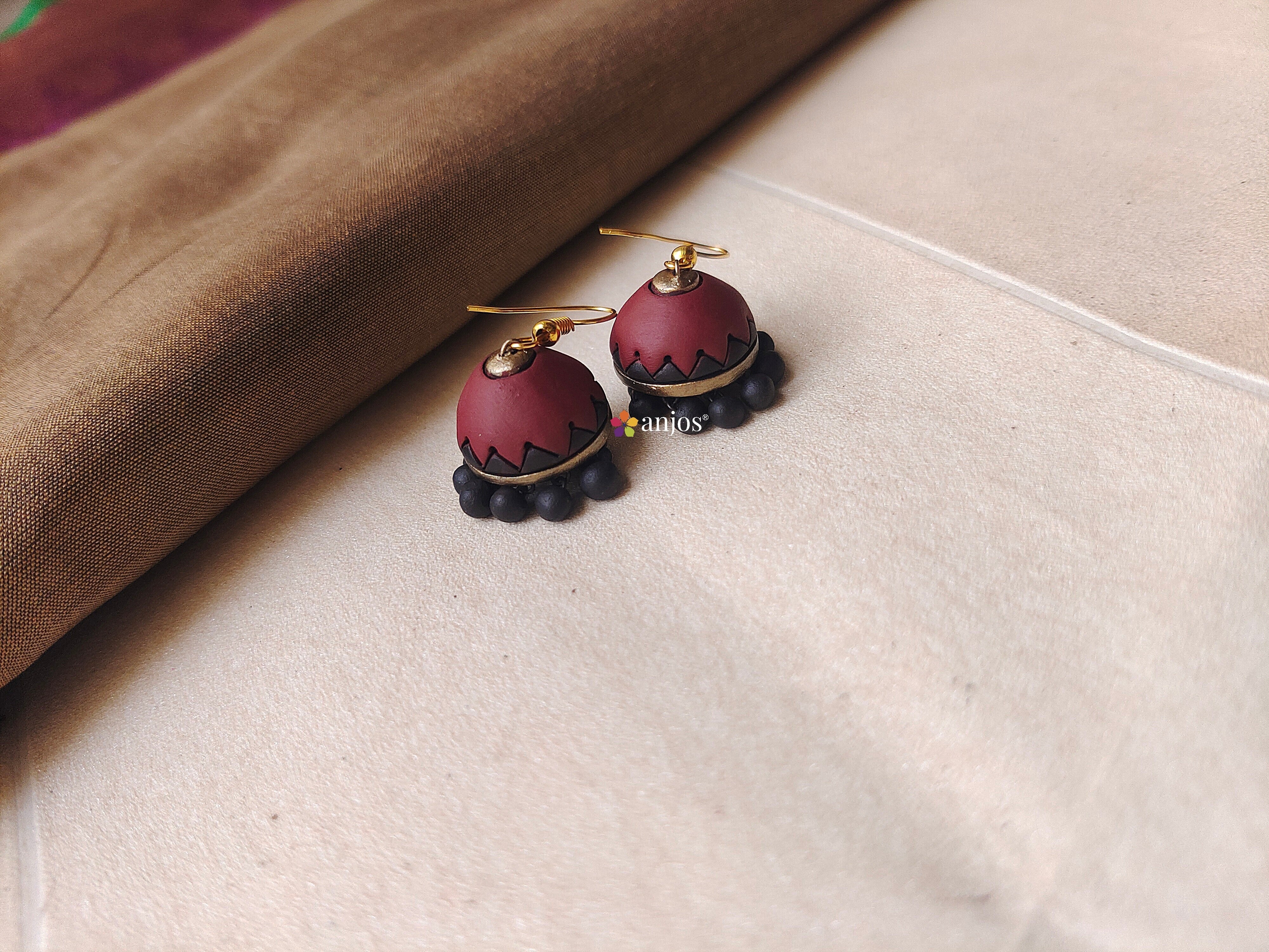 Maroon Muse Terracotta Jewellery