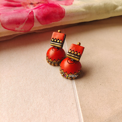 Squared Symphony Terracotta Jewellery