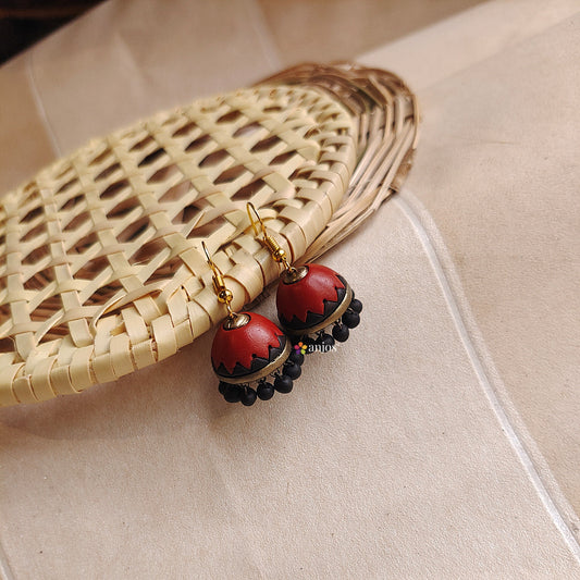 Vintage Earth Terracotta Jhumka