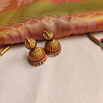 Floral Coin Terracotta Jewellery