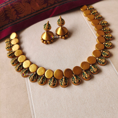 Coin Lakshmi Terracotta Jewellery