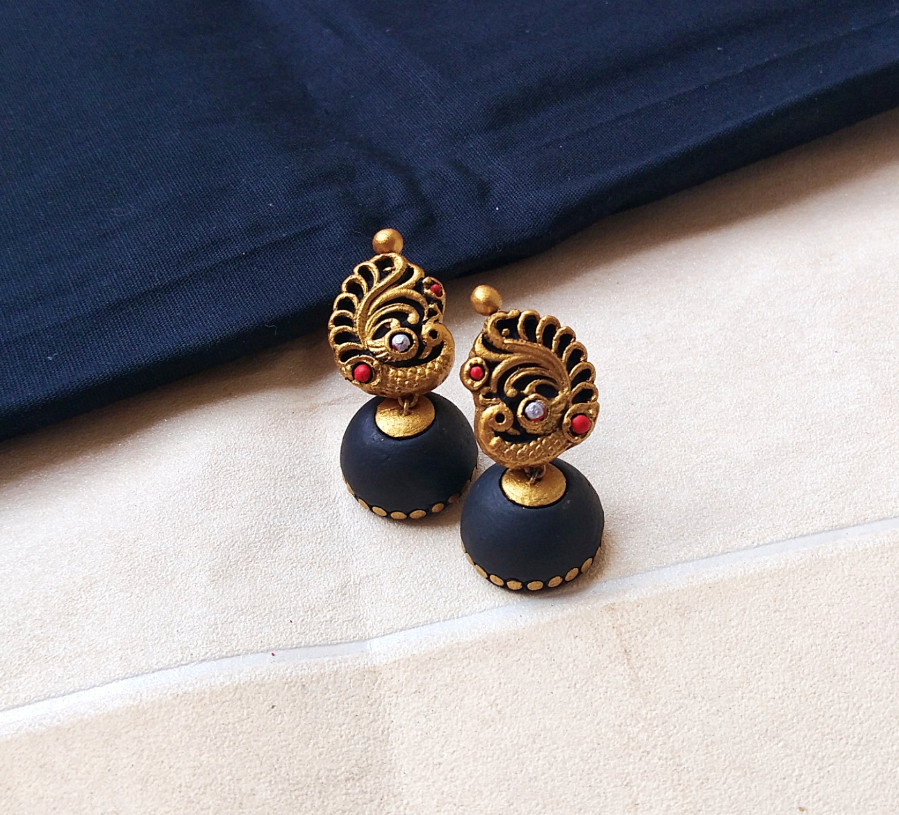 Peacock Jhumka